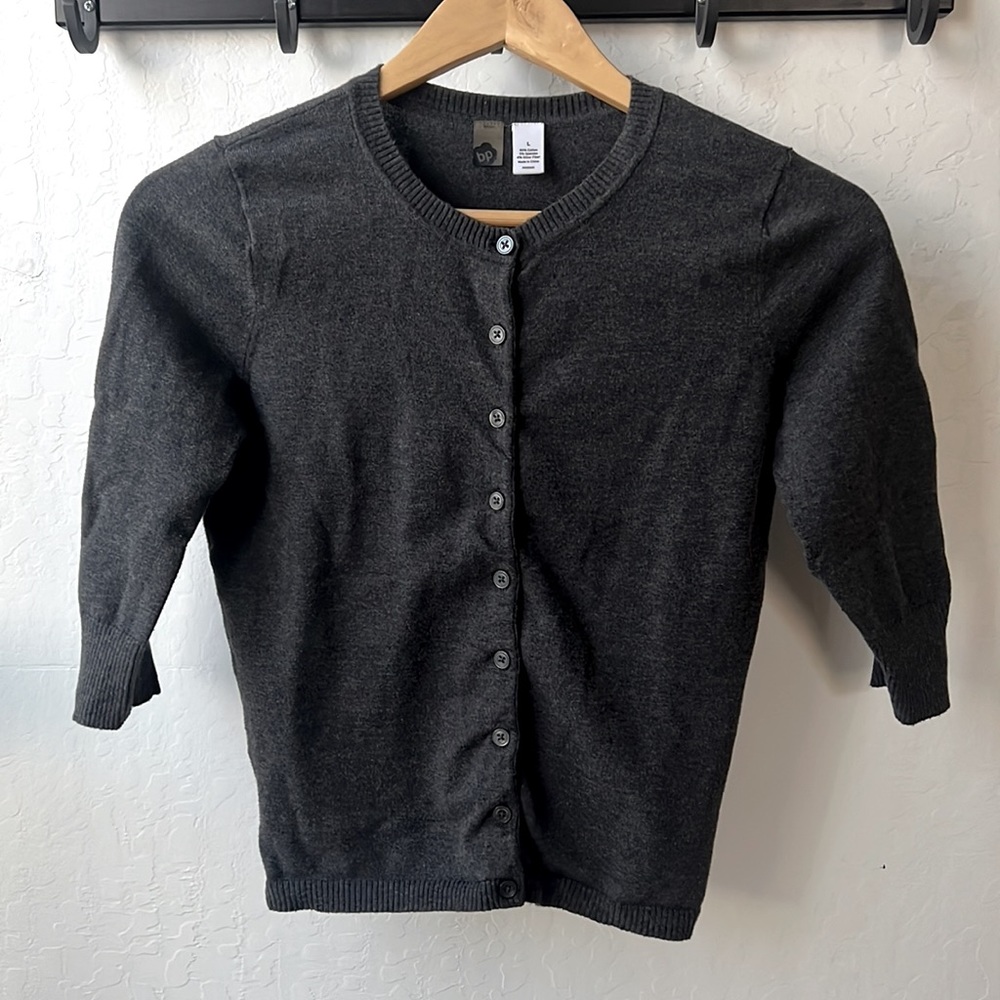 Junior Brassplum 3/4 sleeve cardigan
